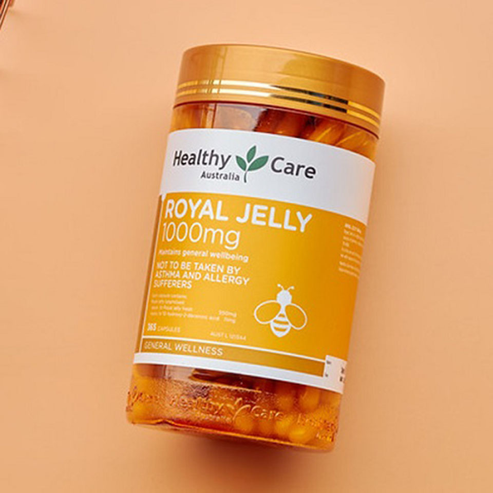 Sữa ong chúa Healthy Care ROyal Jelly 1000 365 Viên